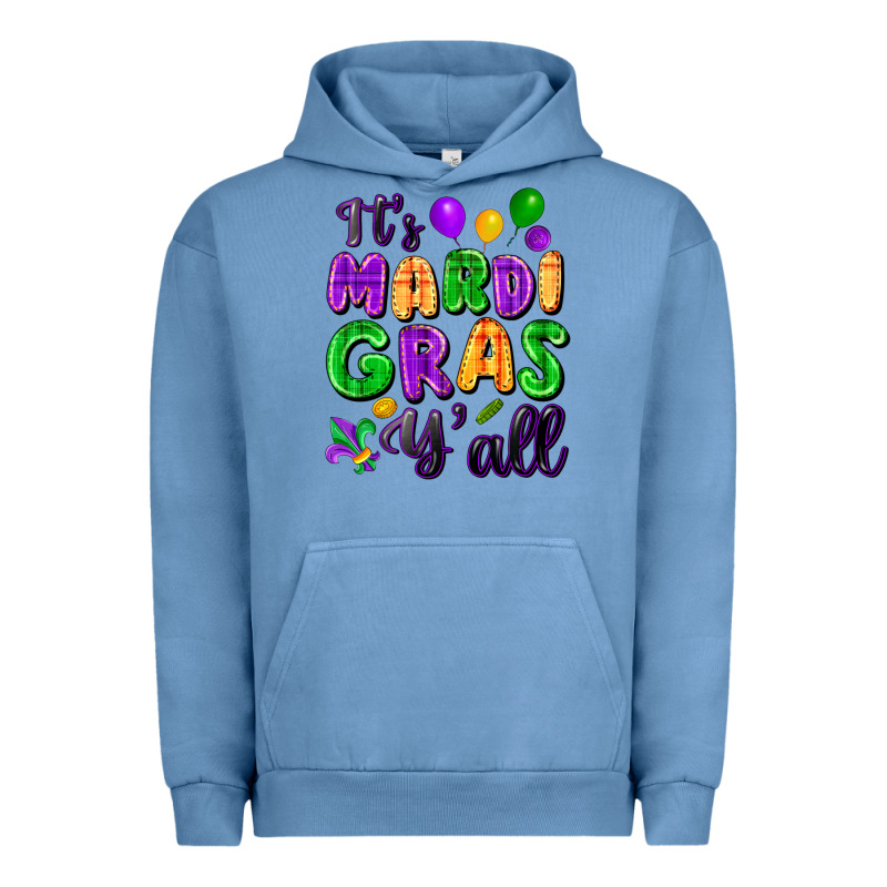 It's Mardi Gras Y'all Urban Hoodie by FaDigitalArtStudio | Teevron
