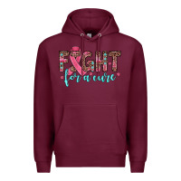 Burgundy fight for a cure Premium Hoodie - JahusDesignShop