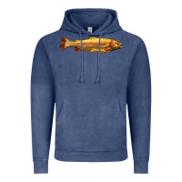 Vintage Denim golden trout west virginia Vintage Hoodie - LillyAllenDesigns