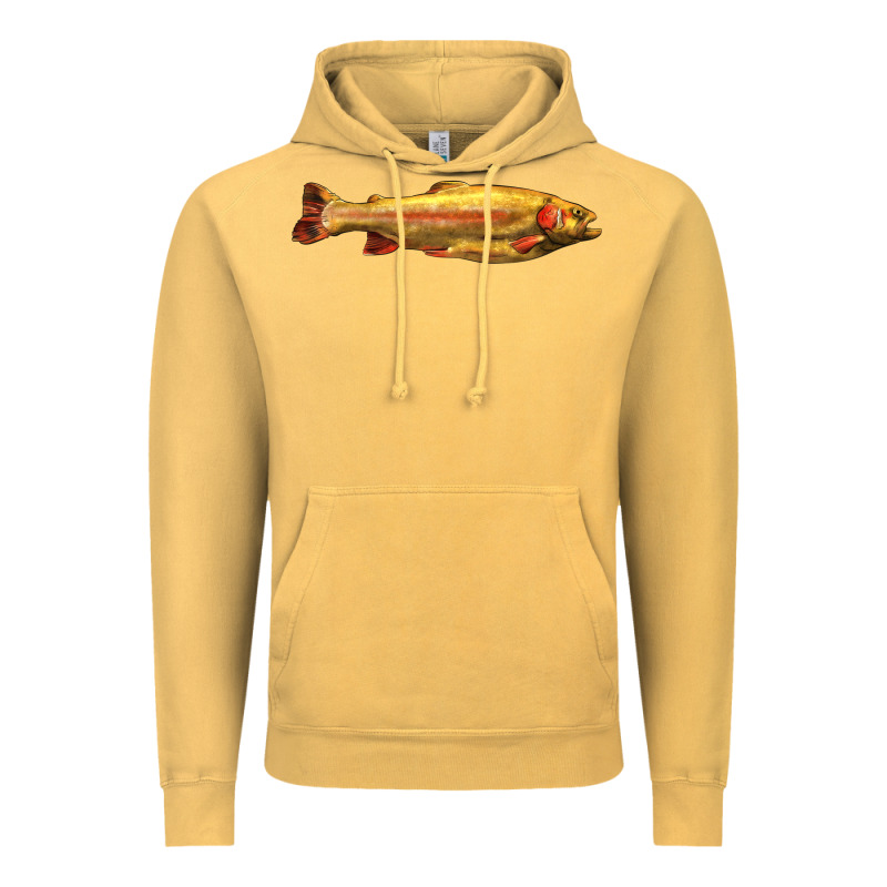 Golden Trout West Virginia Vintage Hoodie by LillyAllenDesigns | Teevron