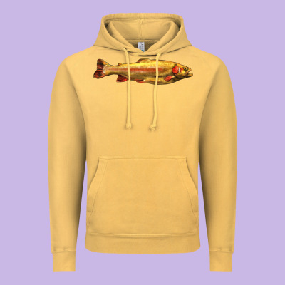 Golden Trout West Virginia Vintage Hoodie Designed By Lillyallendesigns