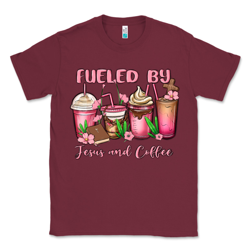 Fueled By Jesus And Coffee Classic Tee by MaliasSmallBusiness | Teevron