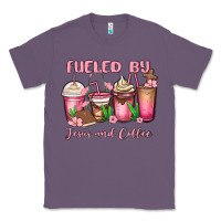 Lavender fueled by jesus and coffee Classic Tee - MaliasSmallBusiness