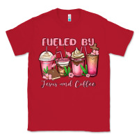 Red fueled by jesus and coffee Classic Tee - MaliasSmallBusiness