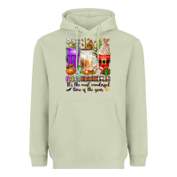 Matcha Hallothanksmas coffee cups Heavyweight Hoodie - texasbilliewilder