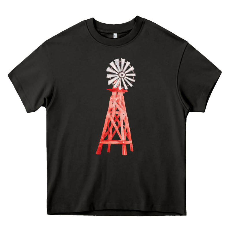 Windmill Fa Element Heavy Core Tee by FaDigitalArtStudio | Teevron
