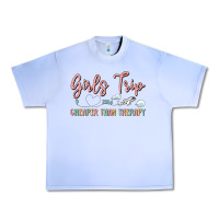 Grape Ice girls trip cheaper than therapy Urban Heavy Tee - MaliasSmallBusiness