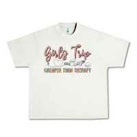 Pistachio girls trip cheaper than therapy Urban Heavy Tee - MaliasSmallBusiness