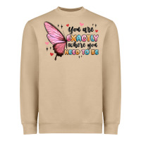 Mushroom you sre exactly where you need to be Heavyweight Sweatshirt - MaliasSmallBusiness