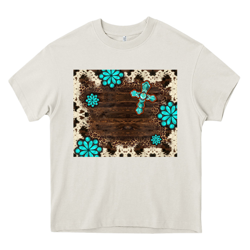Gemstone Cross Mousepad Heavy Core Tee by BarkalooDesign | Teevron