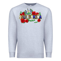Heather Grey salvadorena Premium Sweatshirt - texasbilliewilder