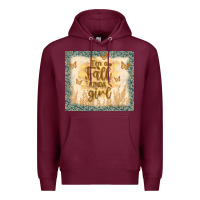 Burgundy i'm a fall kinda girl Premium Hoodie - TumblerDesignByShophia