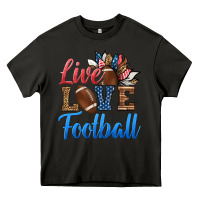 Asphalt live love american football Heavy Core Tee - HRA Design Shop