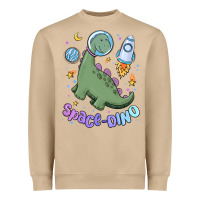 Mushroom space dino Heavyweight Sweatshirt - MaliasSmallBusiness