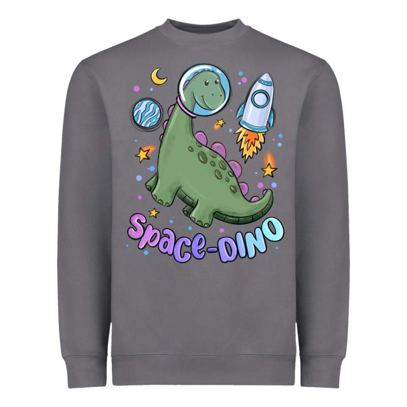 Space Dino Heavyweight Sweatshirt by MaliasSmallBusiness | Teevron