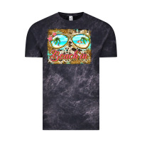 Cloud Black beach'in sunglasses Vintage Tee - Jasminsmagicworld