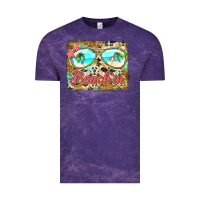 Cloud Purple beach'in sunglasses Vintage Tee - Jasminsmagicworld