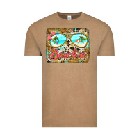 Vintage Coffee beach'in sunglasses Vintage Tee - Jasminsmagicworld