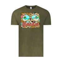 Vintage Olive beach'in sunglasses Vintage Tee - Jasminsmagicworld