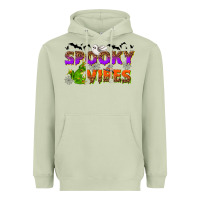 Matcha Spooky vibes Heavyweight Hoodie - NancyCooperArtShop