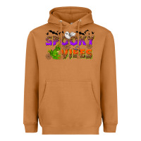 Meerkat Spooky vibes Heavyweight Hoodie - NancyCooperArtShop
