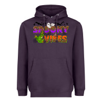 Plum Spooky vibes Heavyweight Hoodie - NancyCooperArtShop