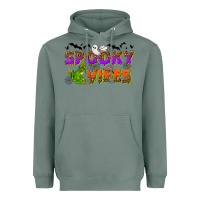 Sage Spooky vibes Heavyweight Hoodie - NancyCooperArtShop
