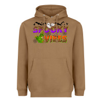 Toasted Coconut Spooky vibes Heavyweight Hoodie - NancyCooperArtShop