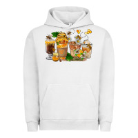 Pigment Lunar Rock Honey Bee Coffee Cups Urban Hoodie - FaDigitalArtStudio