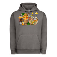 Pigment Tornado Honey Bee Coffee Cups Urban Hoodie - FaDigitalArtStudio