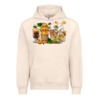Sandshell Honey Bee Coffee Cups Urban Hoodie - FaDigitalArtStudio