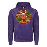 Cloud Purple Cute reindeer Christmas Vintage Hoodie - Jasminsmagicworld