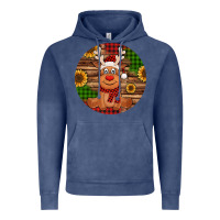 Vintage Denim Cute reindeer Christmas Vintage Hoodie - Jasminsmagicworld