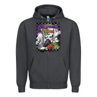 Smoke halloween vibes Zipper Hoodie - BarkalooDesign