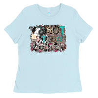 Baby Blue not today heifer Ladies Tee - SublimationCraftShop