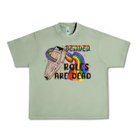 Oil Green gender roles are dead Urban Heavy Tee - MaliasSmallBusiness