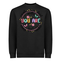 Black you are enough Heavyweight Sweatshirt - MaliasSmallBusiness