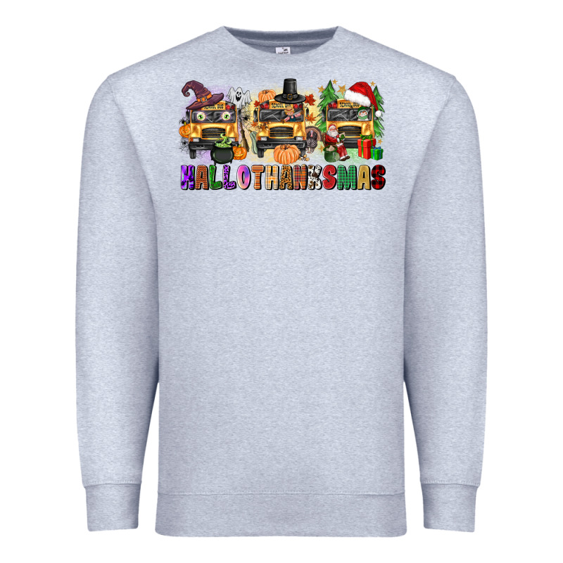 Hallothanksmas Premium Sweatshirt by texasbilliewilder | Teevron
