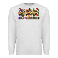 Oatmeal Heather hallothanksmas Premium Sweatshirt - texasbilliewilder