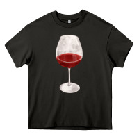Asphalt wine glass fa element Heavy Core Tee - FaDigitalArtStudio