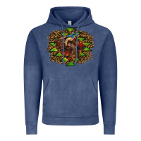 Vintage Denim Western Christmas Rodeo Distressed Vintage Hoodie - RanaPortraitStore