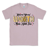 Lilac know your worth Classic Tee - MaliasSmallBusiness