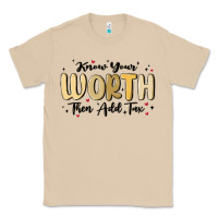 Mushroom know your worth Classic Tee - MaliasSmallBusiness