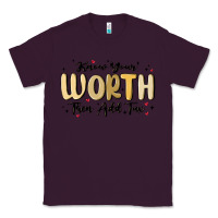 Plum know your worth Classic Tee - MaliasSmallBusiness