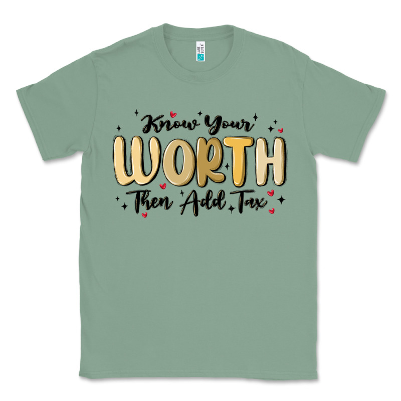Know Your Worth Classic Tee by MaliasSmallBusiness | Teevron