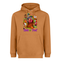 Meerkat Chick or treat Halloween Heavyweight Hoodie - NancyCooperArtShop