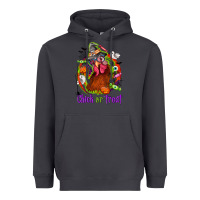 Smoke Chick or treat Halloween Heavyweight Hoodie - NancyCooperArtShop