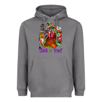 Storm Chick or treat Halloween Heavyweight Hoodie - NancyCooperArtShop