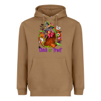 Toasted Coconut Chick or treat Halloween Heavyweight Hoodie - NancyCooperArtShop