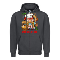 Smoke baker life gnome Zipper Hoodie - BarkalooDesign